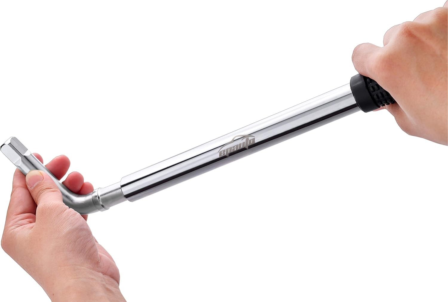 EPAuto Telescoping Lug Wrench with 4 CR-V Sockets (17/19, 21/22mm)