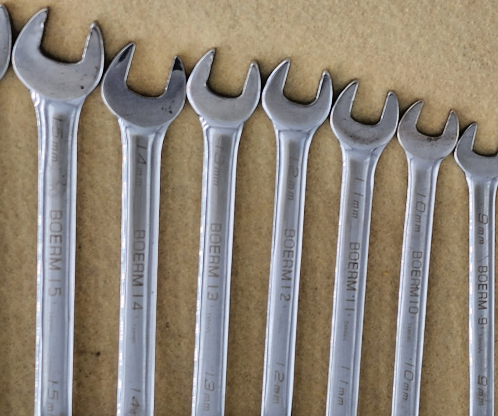 Blue-Point 12 Pc Metric Reversible Ratcheting Combination Wrench Set 8mm-19mm Sn