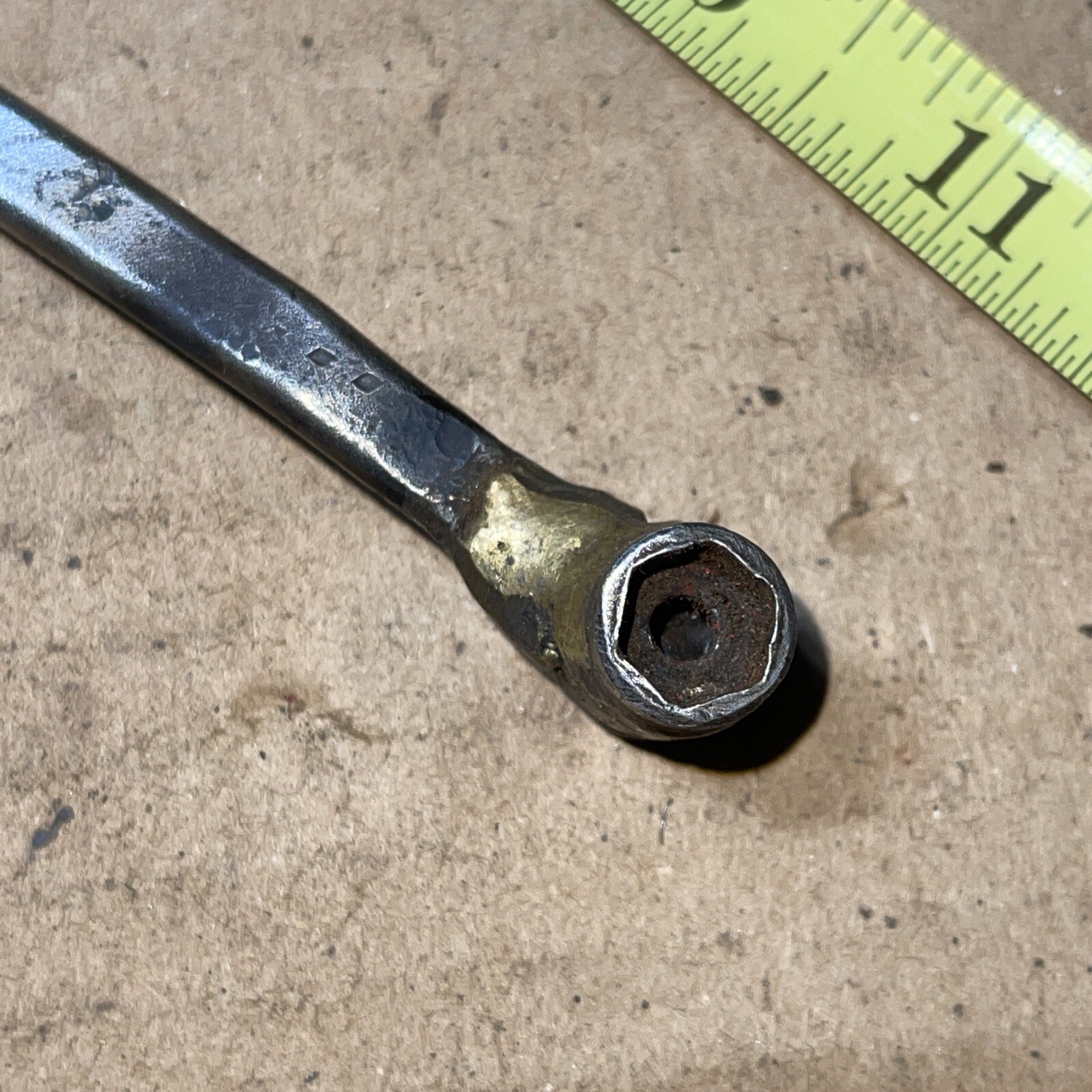 vintage Powr Kraft USA 1/4 in x 5/16 in S-K SAE 6 & 12 Point Wrench Box End