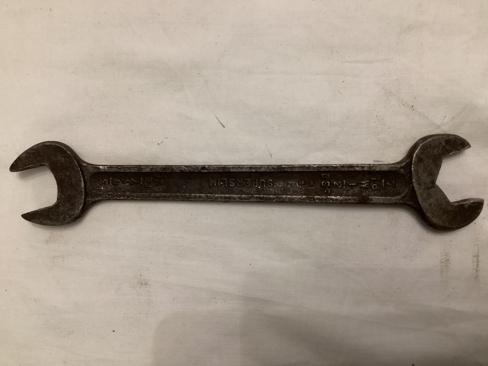 3/8″ x 7/16″ W 7/16″ x 1/2″ BSF Open Ended Spanner (TW Superslim) – 415