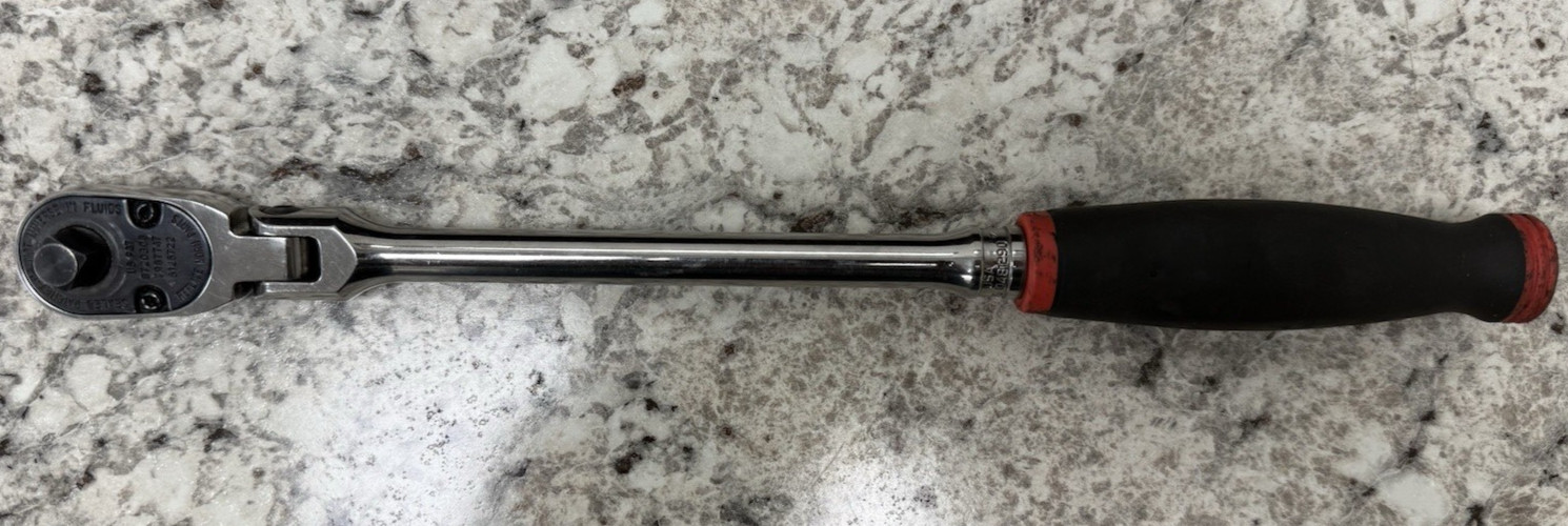 SNAP ON FHLF80A – 3/8 DRIVE CUSHION GRIP FLEX HEAD RATCHET