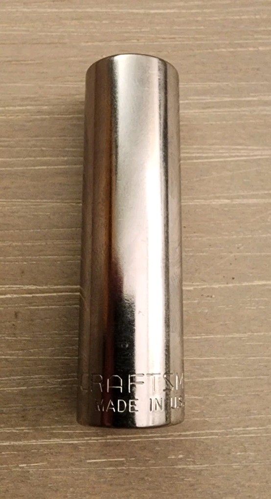 Craftsman USA 1/2″ Deep Well Socket 12 Point 3/8″ Drive G 43312