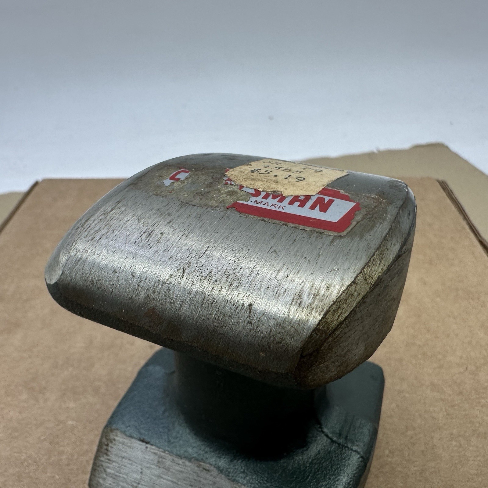 Vintage Craftsman USA Tools Auto Body Dolly Anvil Blue Appears New Old Stock