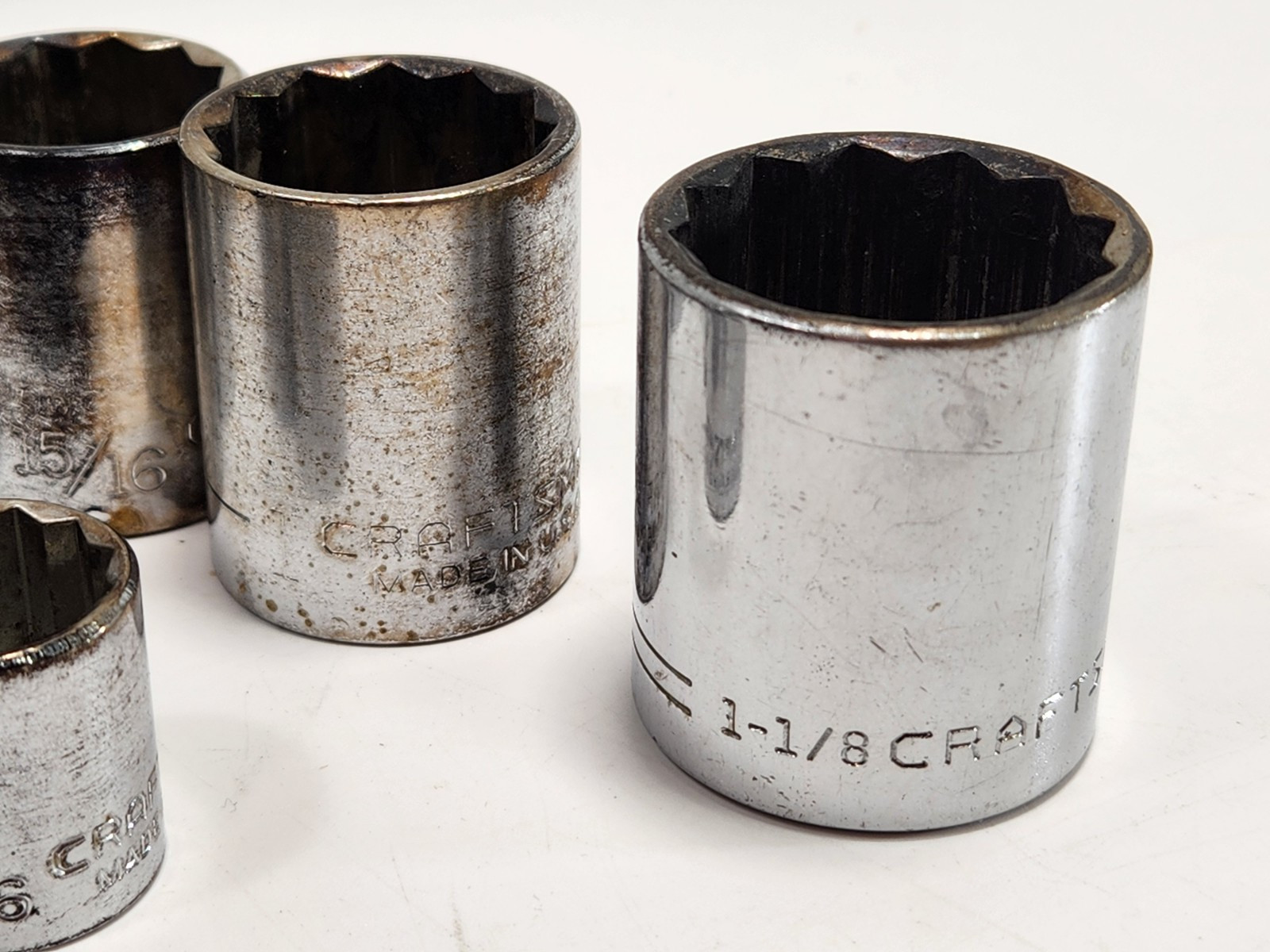 Vintage Craftsman Socket Tool Mixed Lot of 33 VV , G & V SERIES / Metric SAE