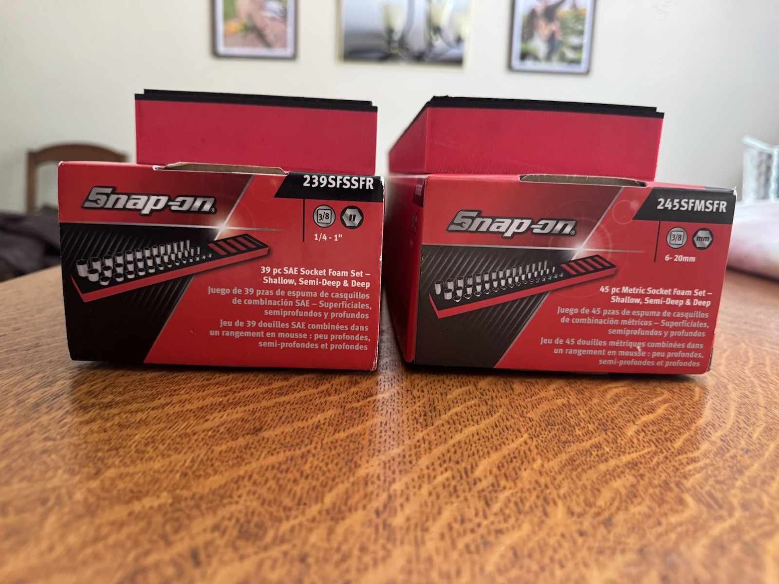 Snap On Tools Pro Fi Foam Organizer For 3/8” Metric And SAE Master Socket Set