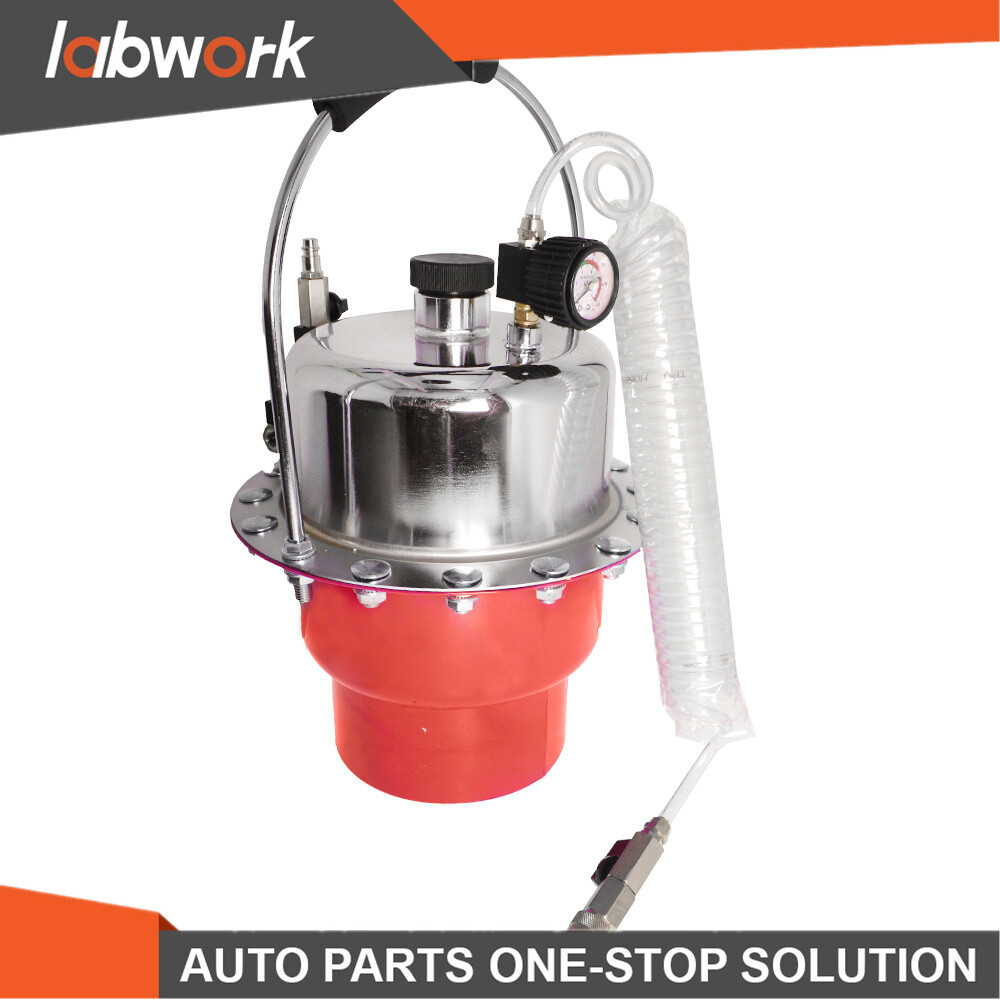 Labwork Portable Pneumatic Air Pressure Kit Brake & Clutch Bleeder Valve System