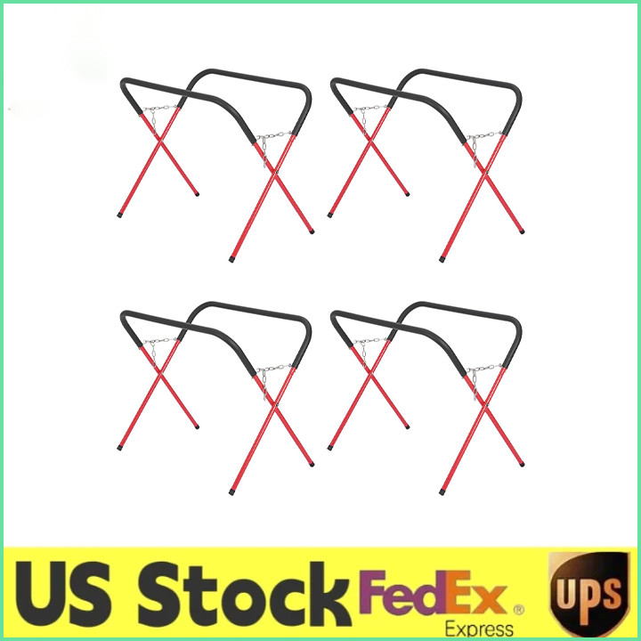 4pcs 41″ x 43″ x 35″ Adjustable Folding Automotive Workbench Stand 500LBS Repair