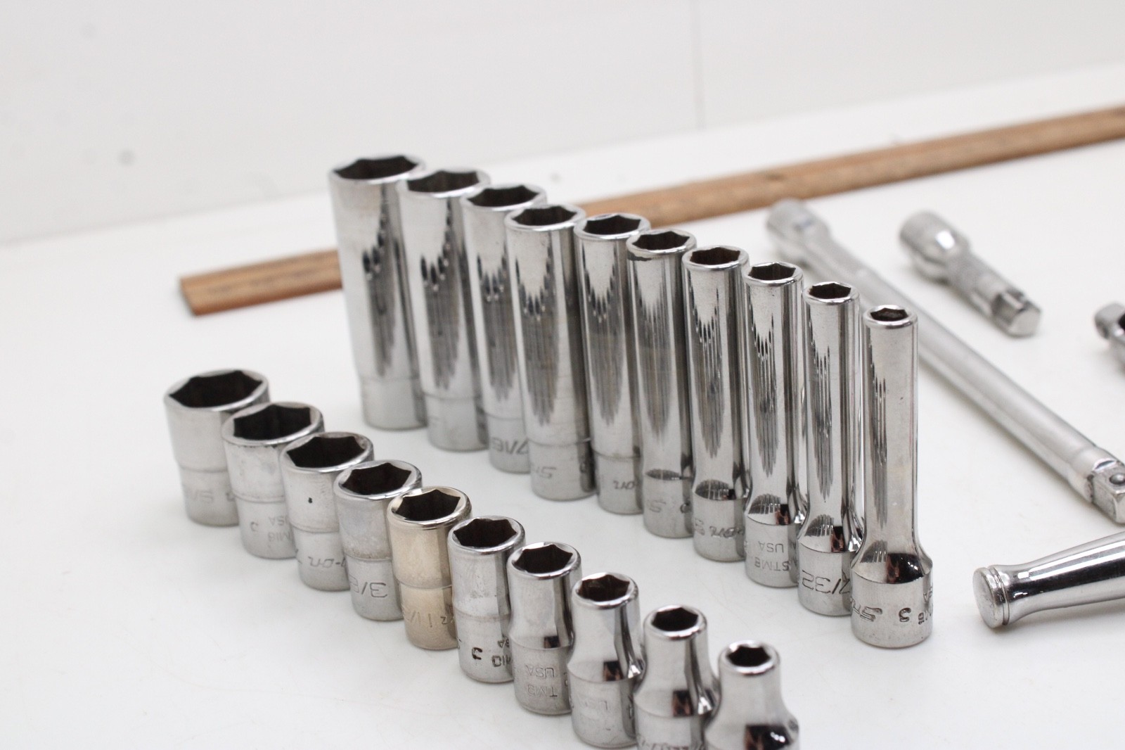 Snap-on 144TMPB 44 Piece 1/4″ Drive 6-Point Metric/ SAE General Service Set USA