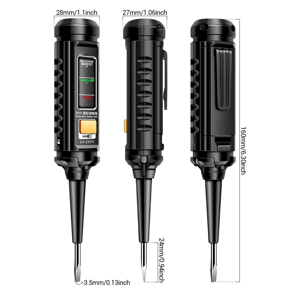 DC Voltage Tester Pen Precise Component Measurement User-Friendly Design