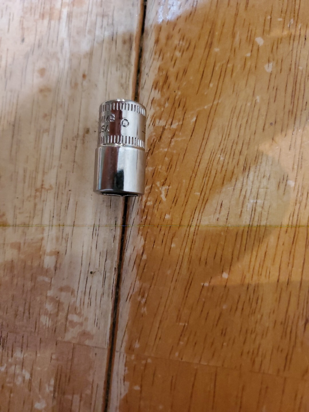 Snap On 1/4″ Drive 9MM 6PT Metric Shallow Chrome Socket TMM9