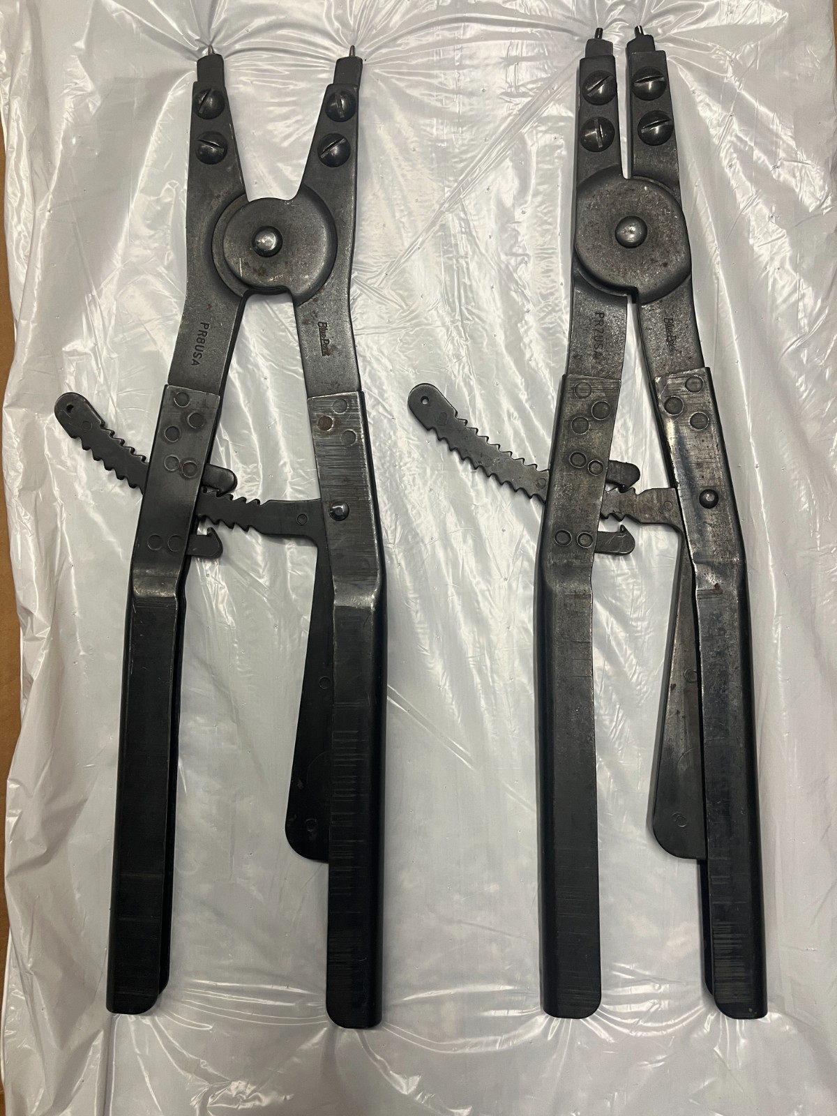 Blue Point PR7USA PR8USA Large Snap Ring Retaining Ring Pliers USA Pair