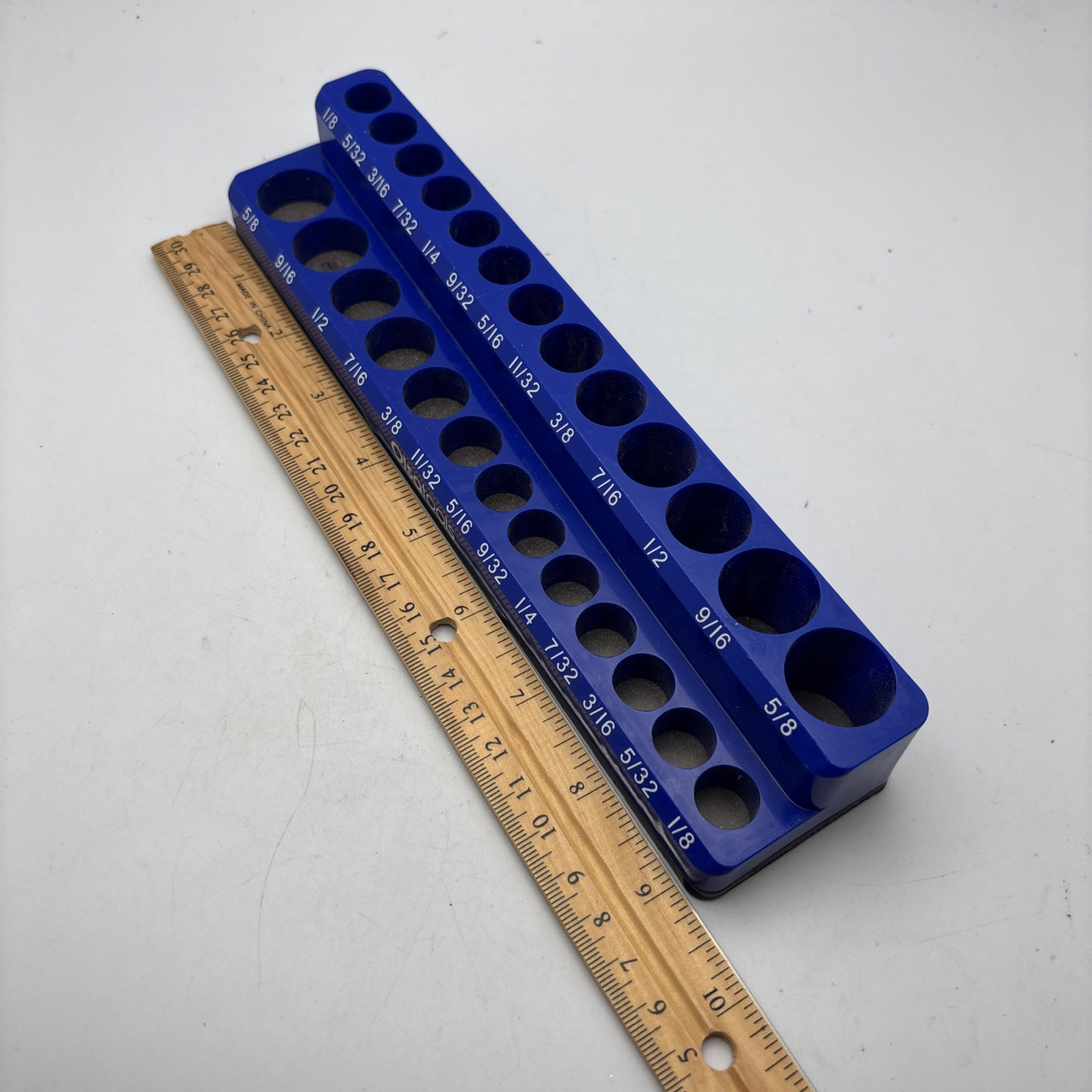 OLSA-TOOLS® MAGNETIC TOOLBOX SOCKET HOLDER BLUE