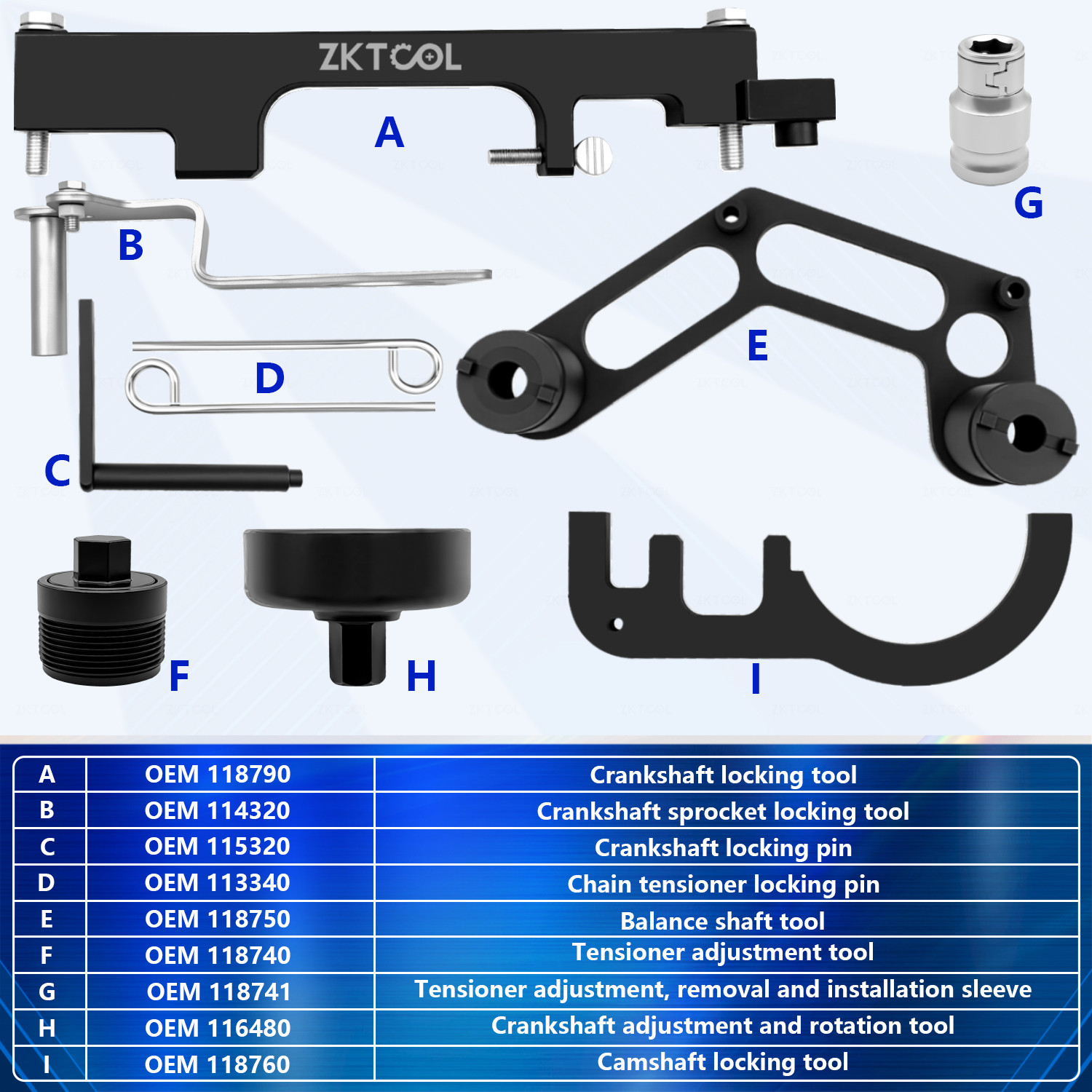 Diesel Engine Timing Tool Kit For BMW N47 N47S N57 N57S 1.6 2.0 3.0 320d 520d