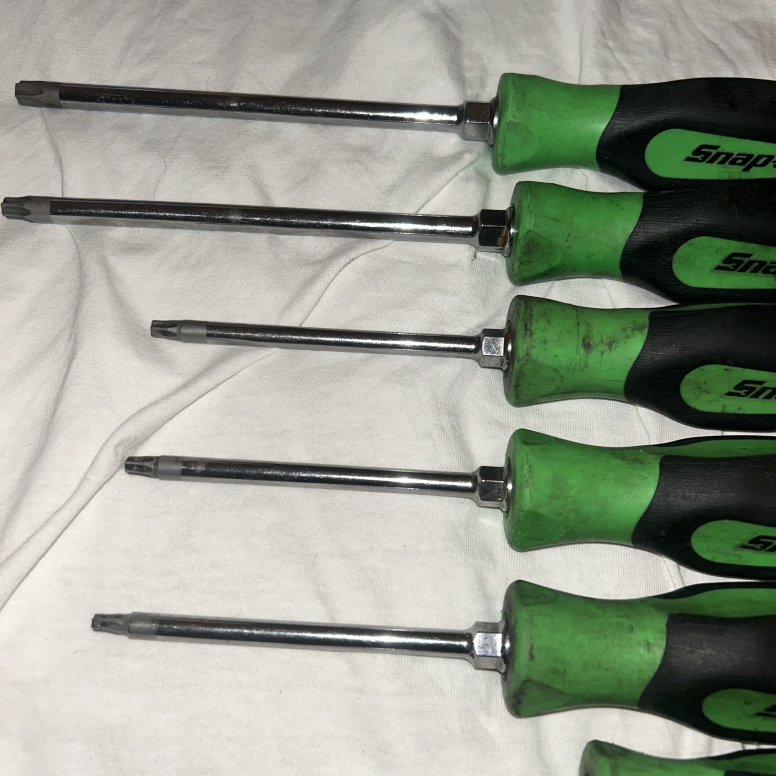 Snap-on™ TORX T8-T45 Screwdriver Set GREEN Instinct Soft Grip SGDTX90BG