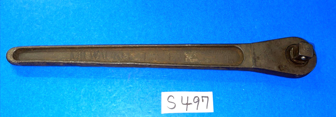 MILWAUKEE TOOLS VINTAGE 3/4 DRIVE TRUE FIT RATCHET WITH REMOVABLE NUB