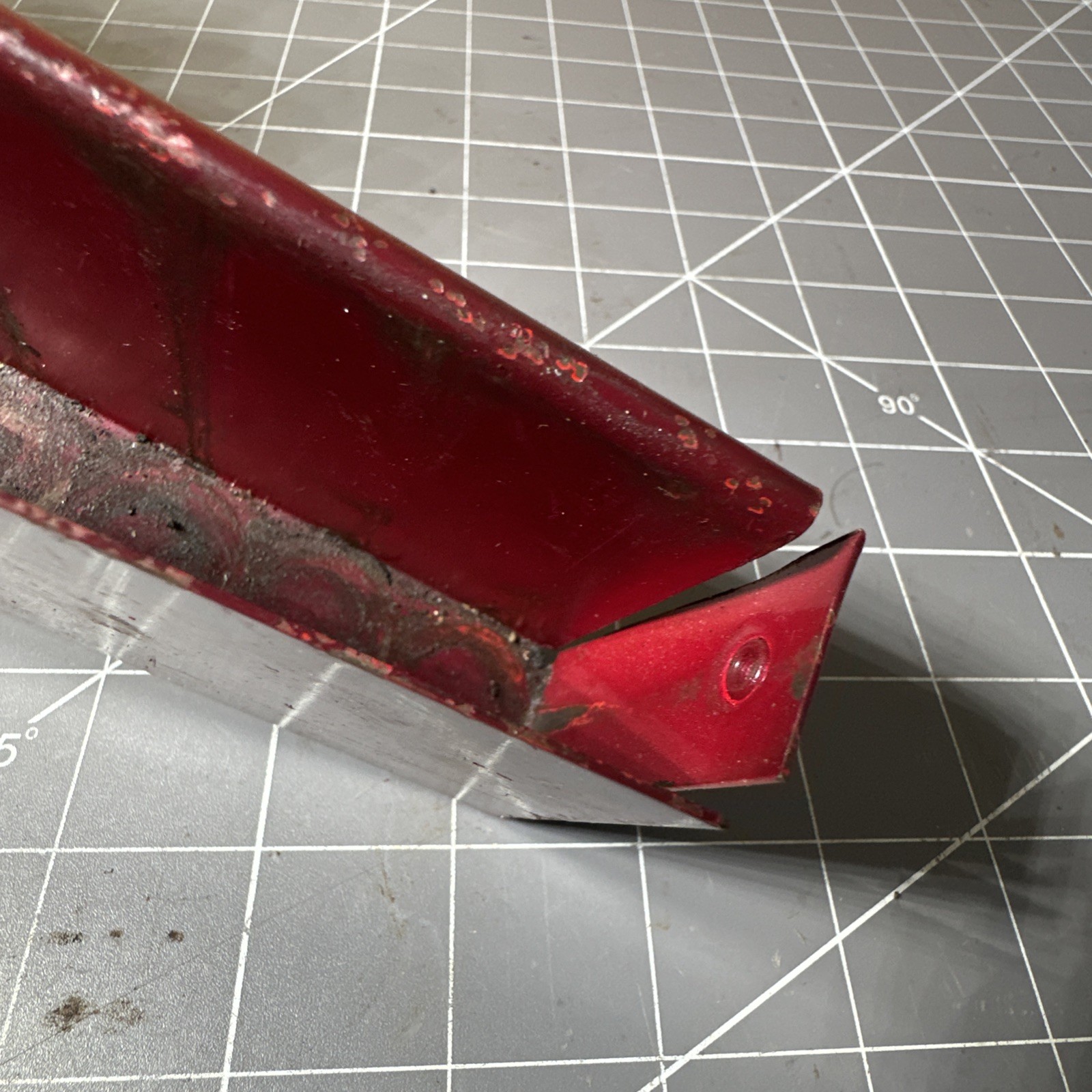 Vintage Snap-on KRA158 Metal Deep Socket Tray – Rare Royal Maroon 16-1/8”