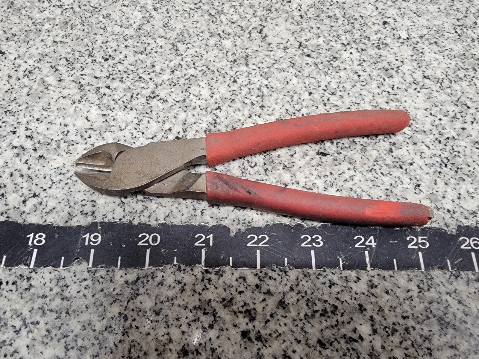 Mac Tools F192G7 6″ Electrical Diagonal Cutting Pliers Red Grip USA