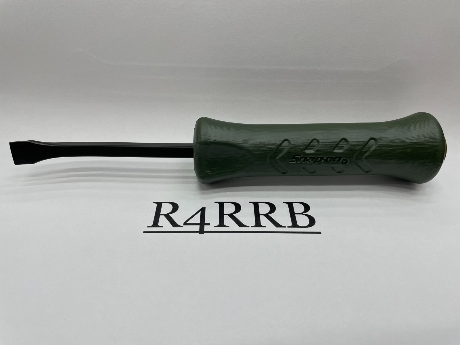 Snap-on Tools USA NEW COMBAT GREEN 8″ Angled STEEL Striking Pry Bar SPBS8ACG