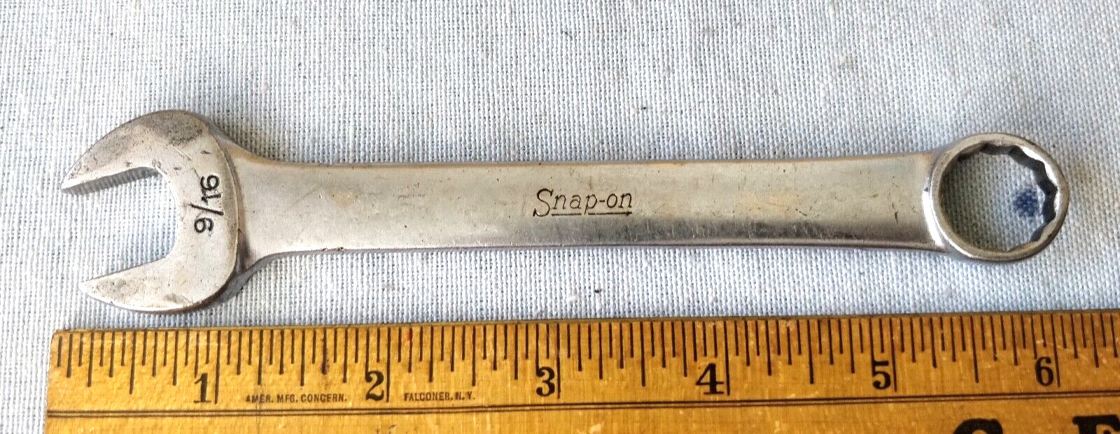 VTG 1950 – Snap On OEX180 9/16 12 Point Short Combination Wrench