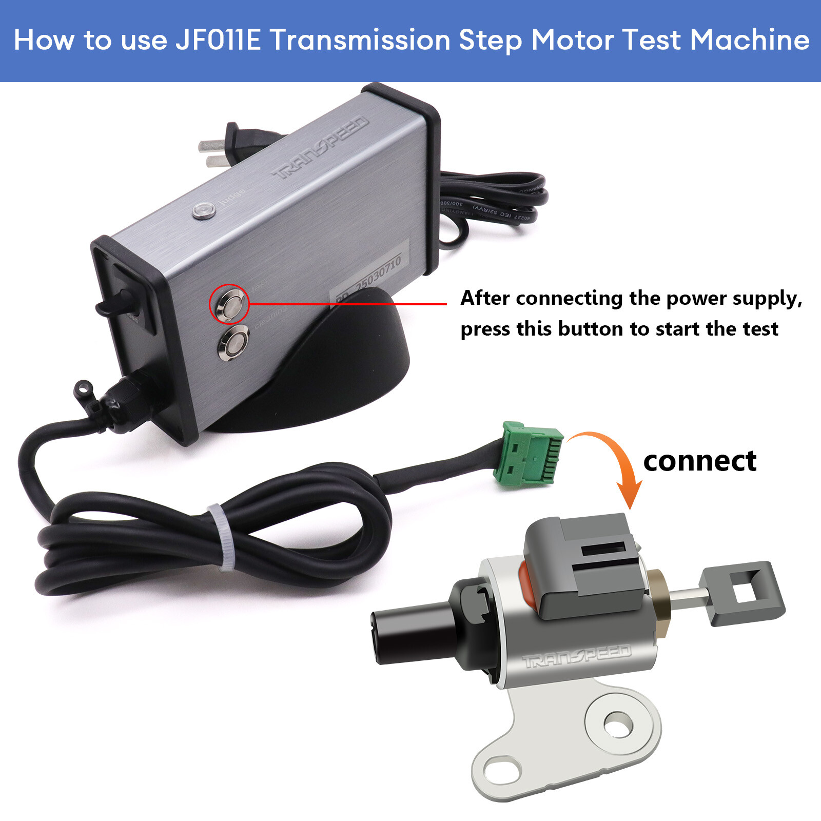 JF011E RE0F10A CVT Auto Transmission Tool Step Motor Test Machine For NISSAN