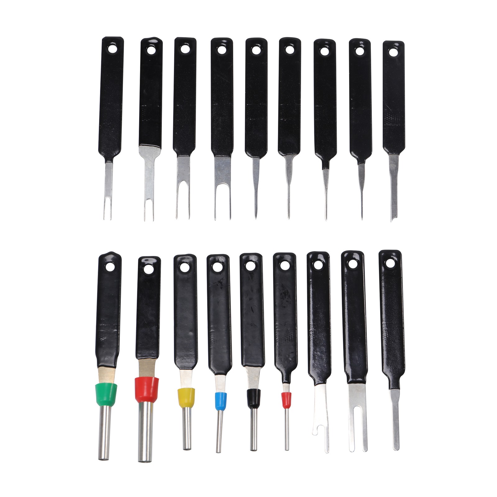 18pcs Extractor Heavy Duty Thick Car Terminal Removal Kit Pin Release Tool w/Bag