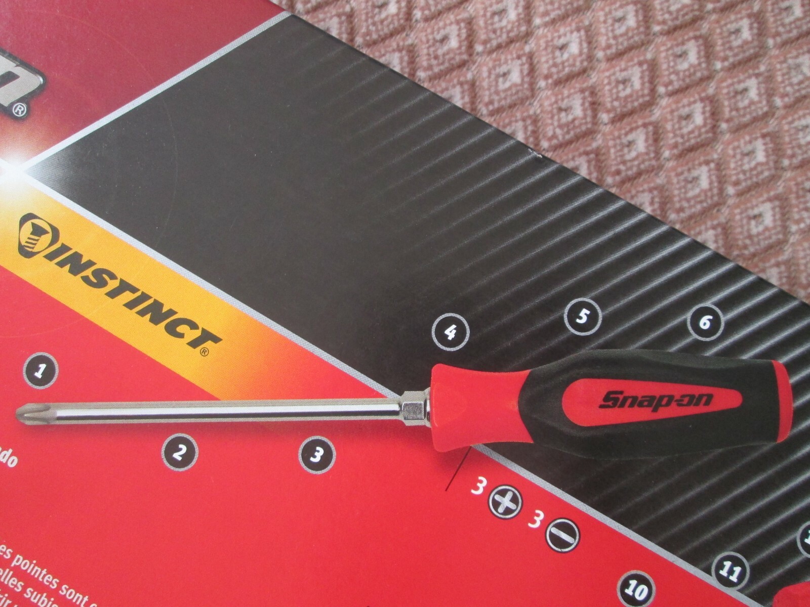 NEW SNAP ON SCREWDRIVER PHILLIPS NO 1 SGDP31IRB CLASSIC RED NEW PREMIUM TOOL