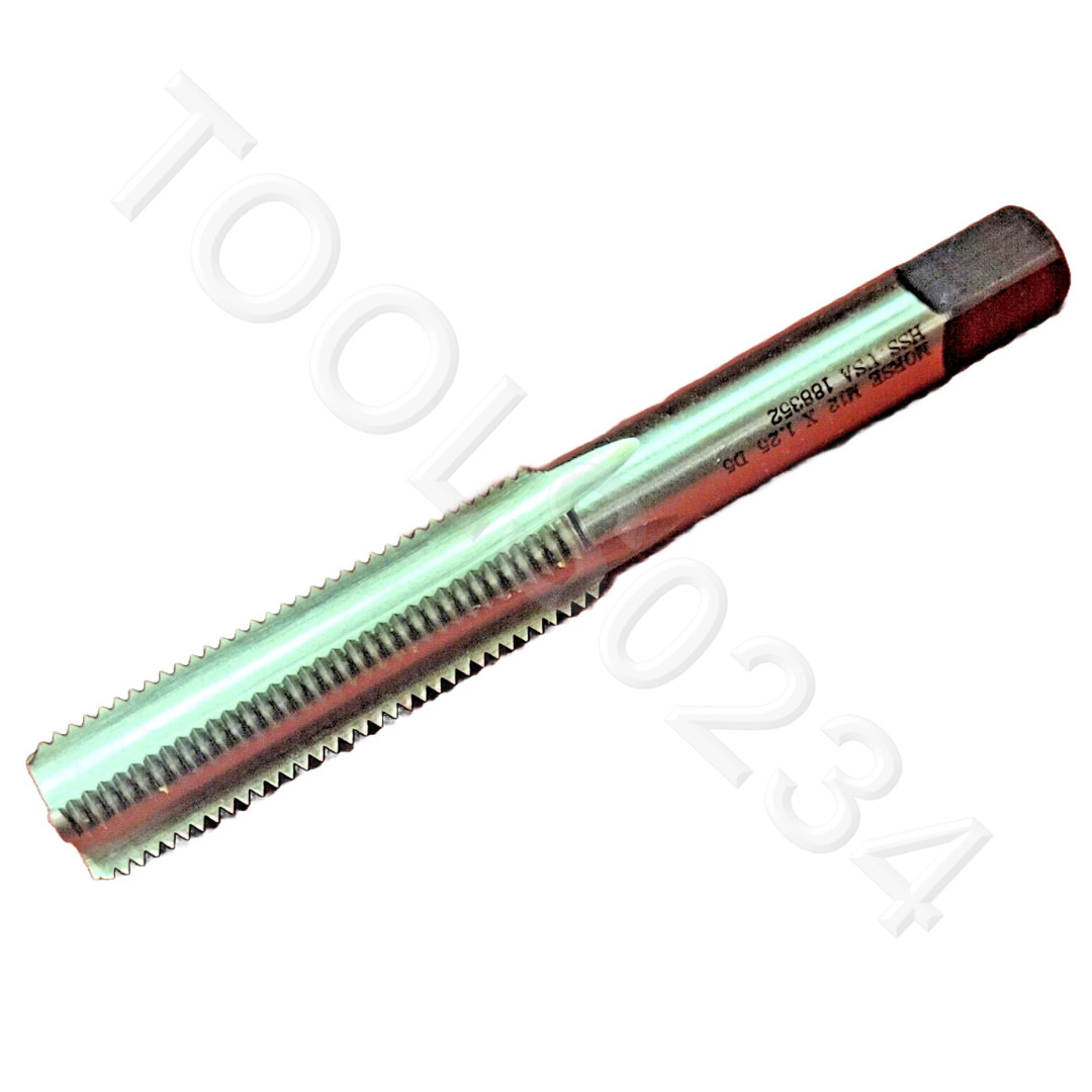 M12 X 1.25 12MM Bottom Hand Tap Morse MT3838122 RH HSS USA D5 Metric 4 Flute