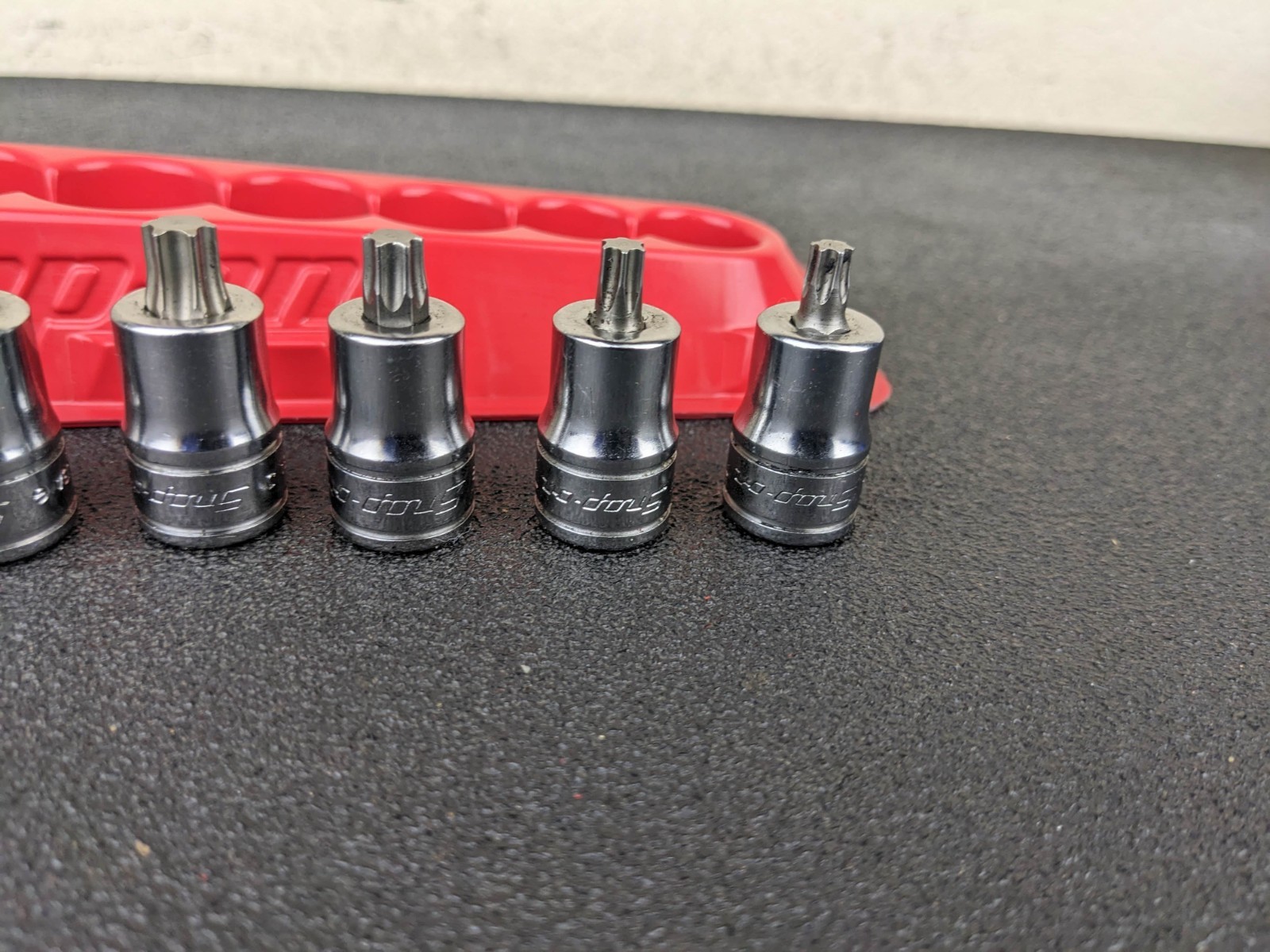 #bp419 Snap On 7pc 3/8″ Drive Stubby Torx Socket Driver Set T27-T55 207EFTXYSE