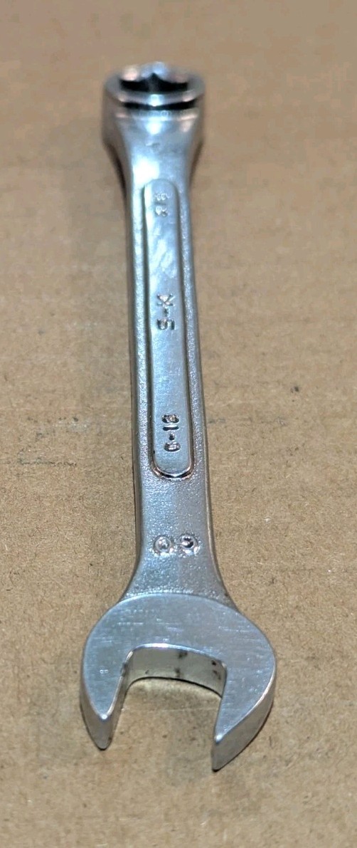 Vintage SK Tools C-12 3/8″ Combination Wrench 6-Point SAE Made in USA