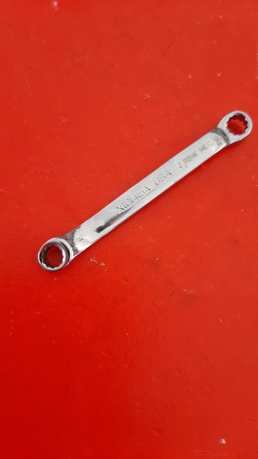 Snap-on XID1415A 7/32″ X 15/64″ 12Pt Point Offset Box End Wrench MARKED 120