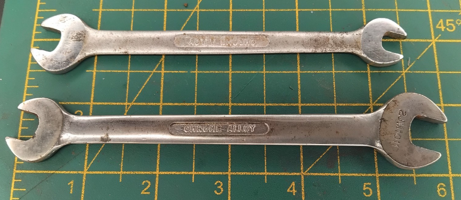 2 x Britool open ended metric spanners 8mm x 9mm/10mm x 11mm LT22189-LL