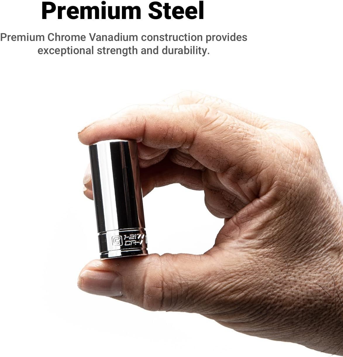 5/16 in. Deep Socket – 1/4 in. Drive, 12-Point, Chrome Vanadium Steel