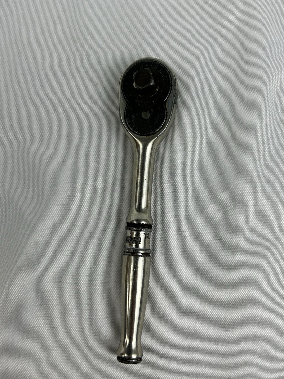 Snap On Tools USA TM70B 1/4” Drive Standard Handle Chrome Ratchet 4.5” Long