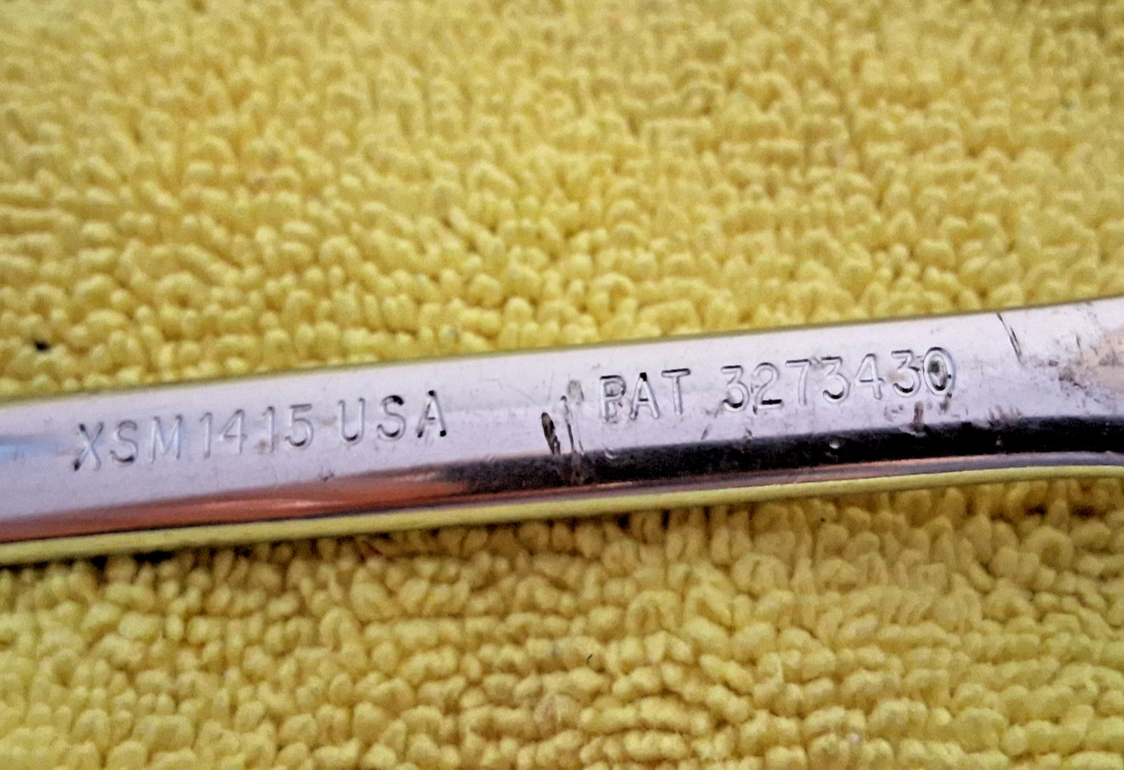 Snap-on 14mm x 15mm Offset Box Wrench XSM1415 Made in USA