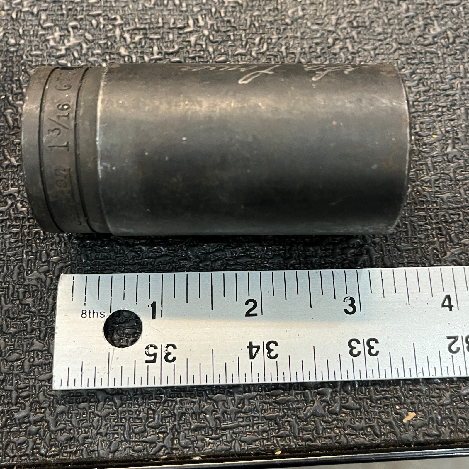 Snap-on GTS381 1-3/16″ Deep Impact Socket 1/2″ Drive 6 pt SAE USA – C