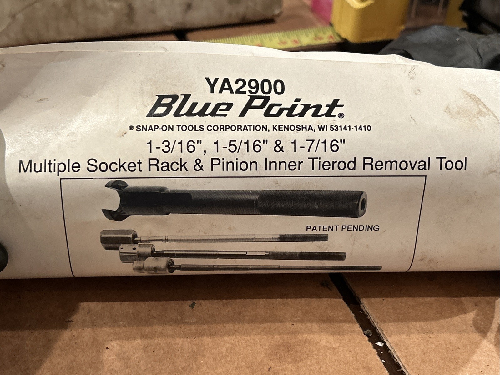 Blue Point YA2900 Inner Tie Rod End Remover Installer 1-3/16” 1-5/16” 1-7/16”
