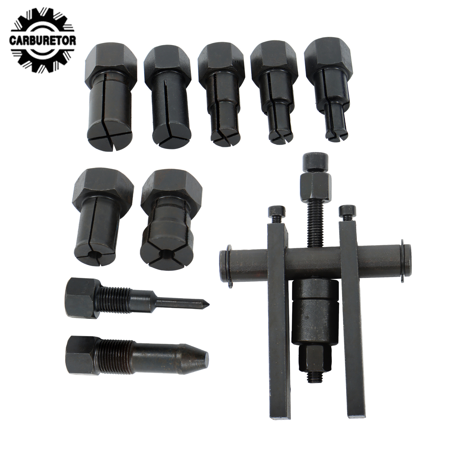10pc Blind Hole Inner Bearing Puller Set 8-25mm Remover Slide Tool Internal Kit