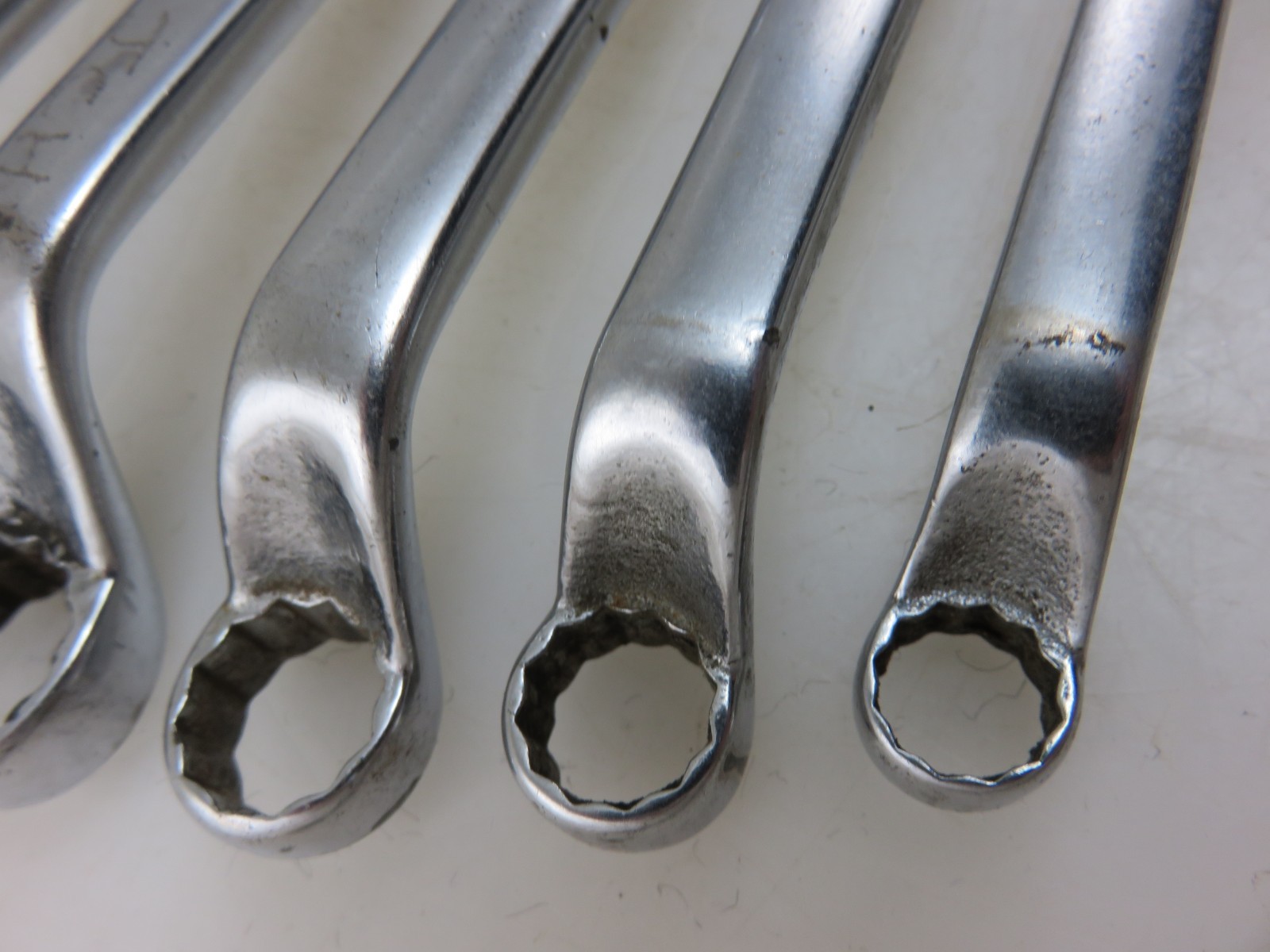 Snap-On XSO SHORT 60° Offset Box End Wrench 7pc Set 5/16″-13/16″ Vintage