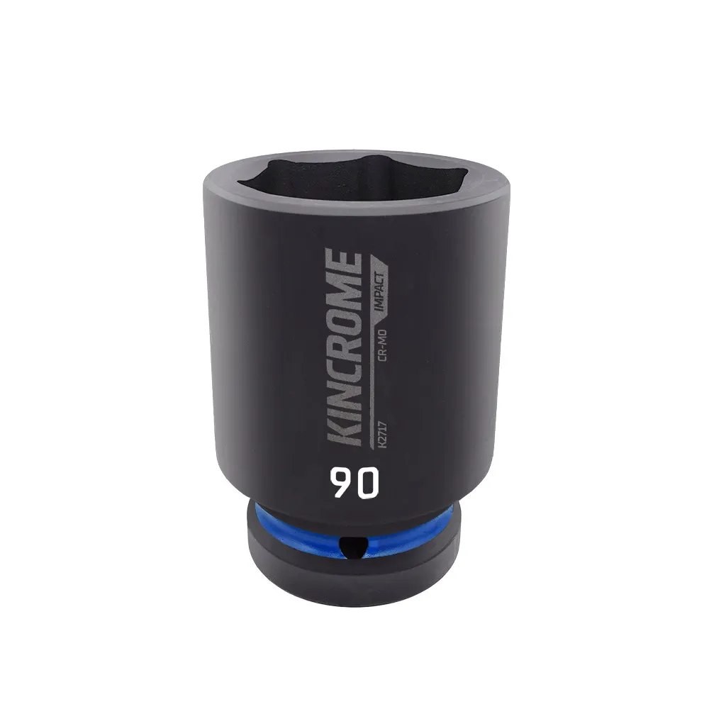 KINCROME 1″ Drive Metric 6 Points Hex DEEP Impact Sockets Size 17mm – 90mm