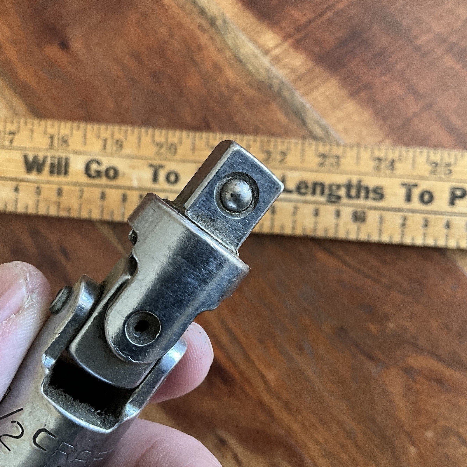 Vintage Craftsman 1/2″ Drive Universal Joint Swivel Extension Socket -V- 4425