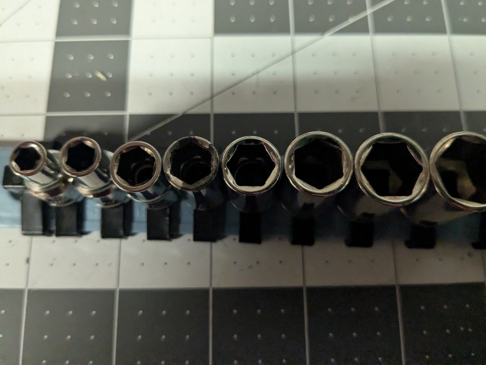 Blue Point 1/4 Socket Set, Metric and SAE, 21 Pieces