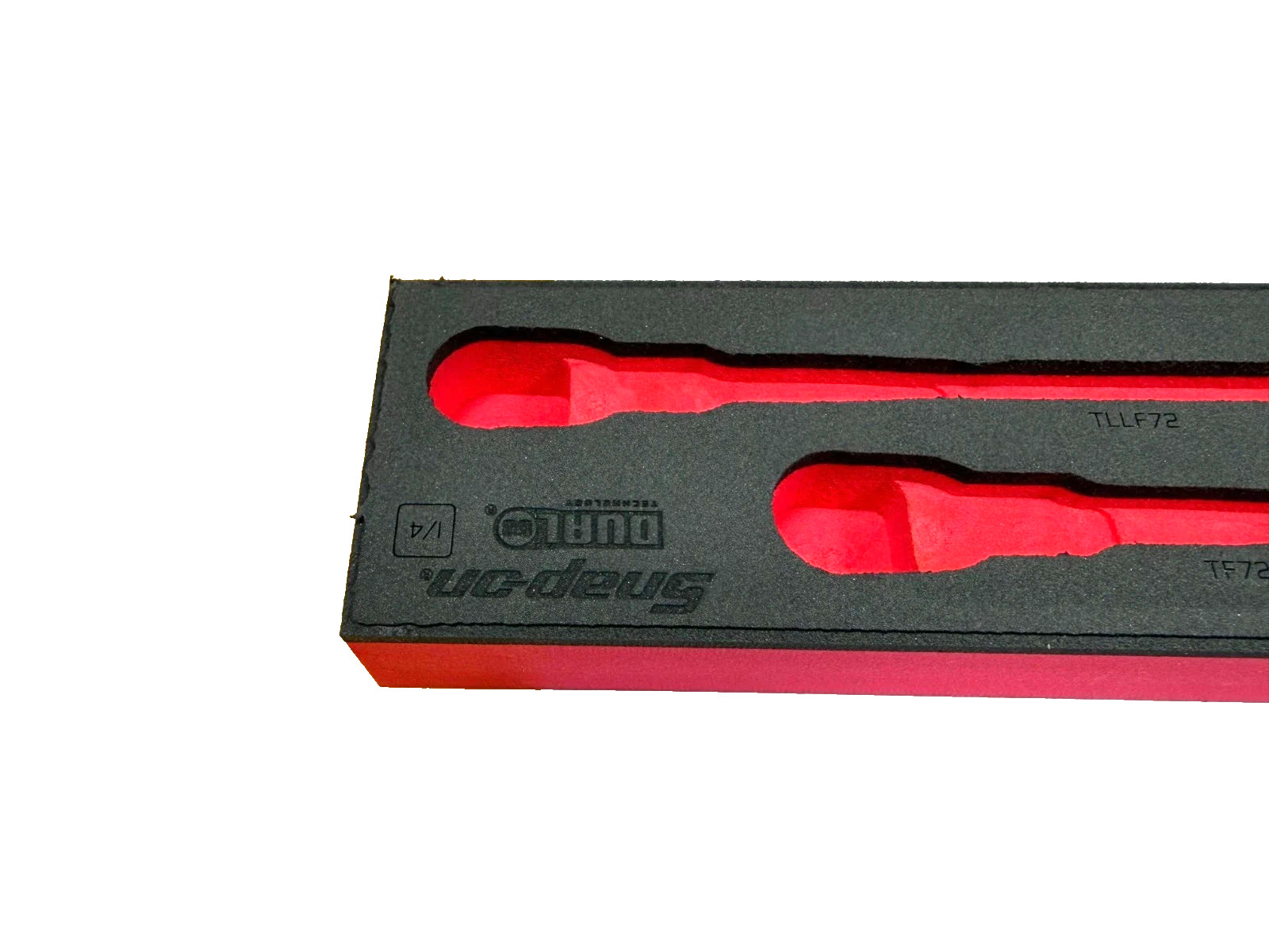 Snap-on Tools RED FOAM ORGANIZER for 3pc 1/4″ Drive Flex Ratchet Set FM103RT02BR