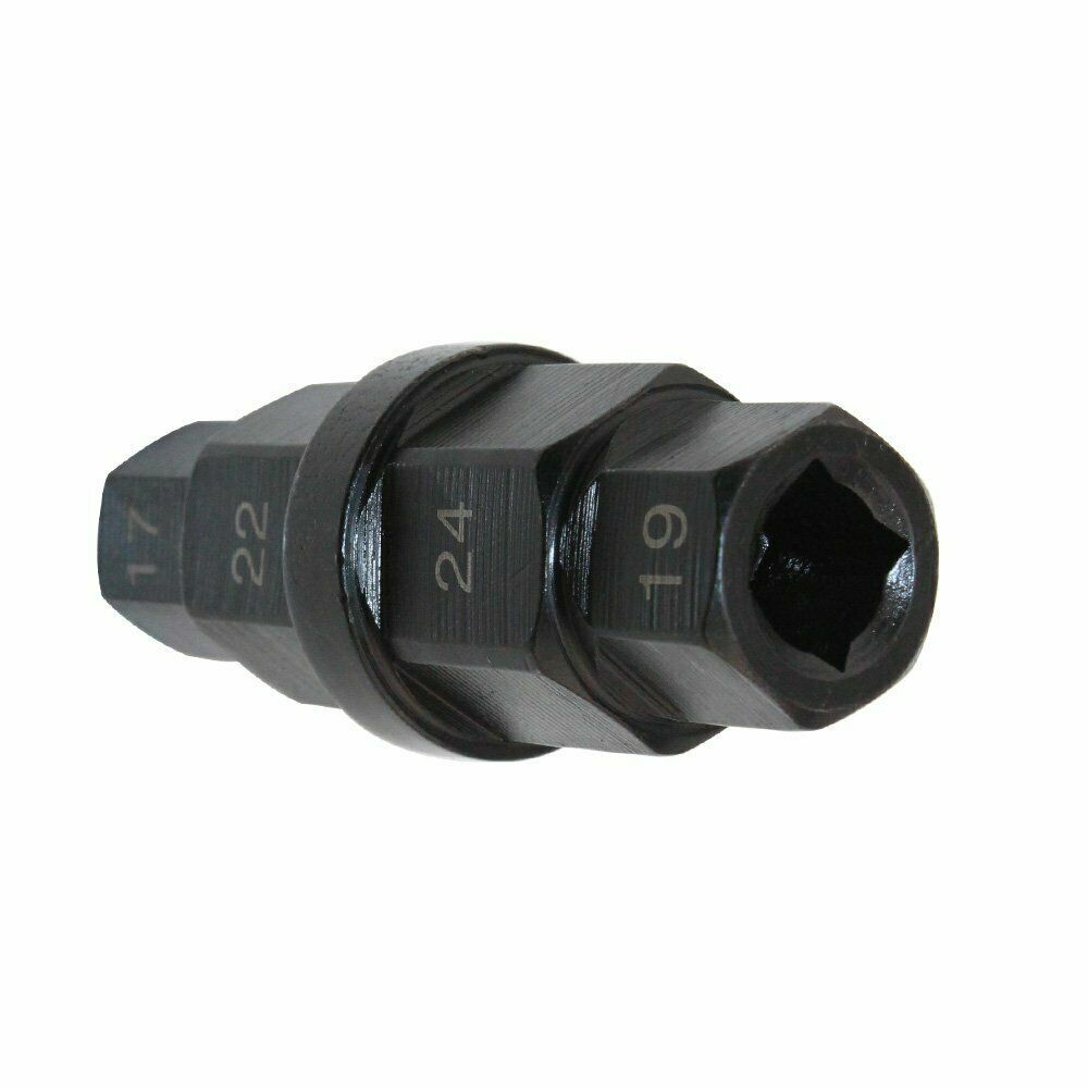 Motorcycle Front Rear Wheel Axle Hex Spindle Driver Removal Tool 17 19 22 24mm