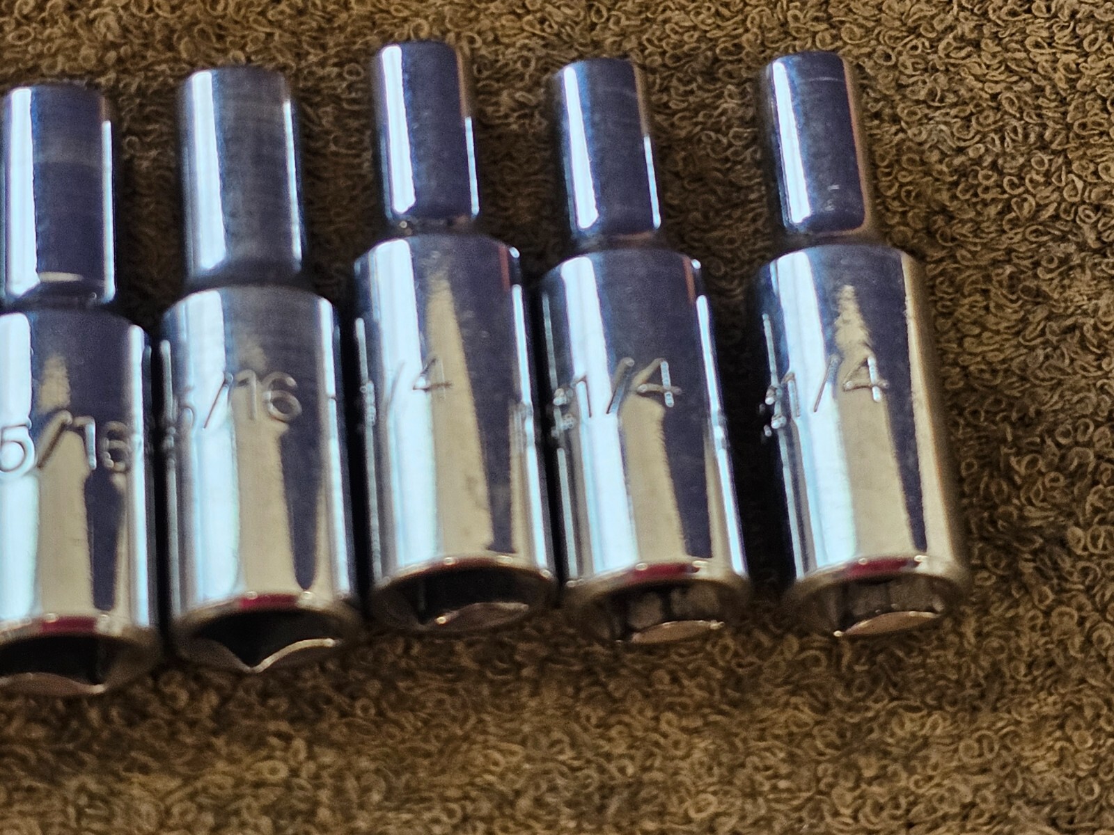 21 Proto Professional Deep Well Long Socket 3/8″ Drive Set Sae 7/8″ 1/4″ 5024H
