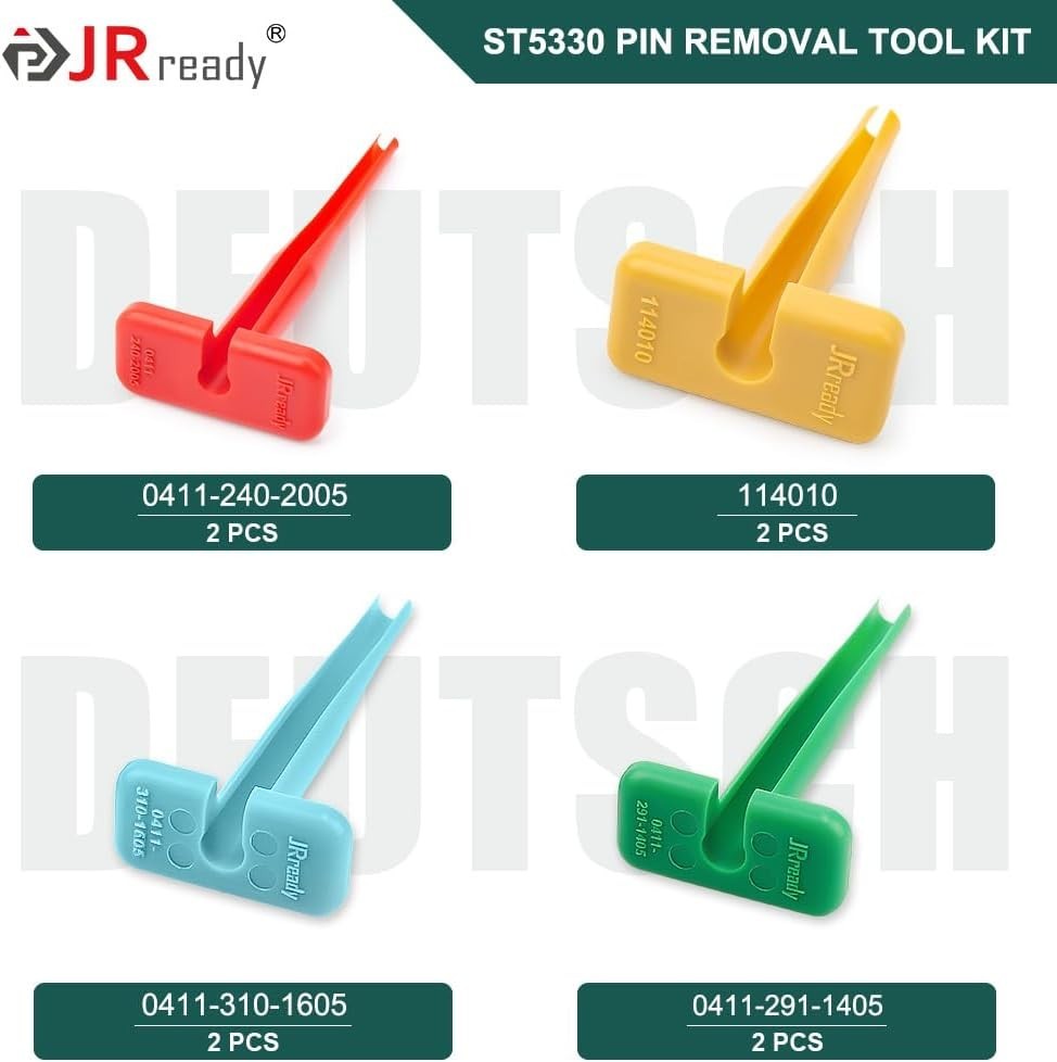 6-Piece Plastic Terminal Removal Tool Kit for Connectors, 12-22 AWG