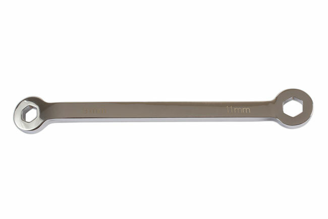 Laser 2601 Brake Spanner – 9mm Hex x 11mm Hex