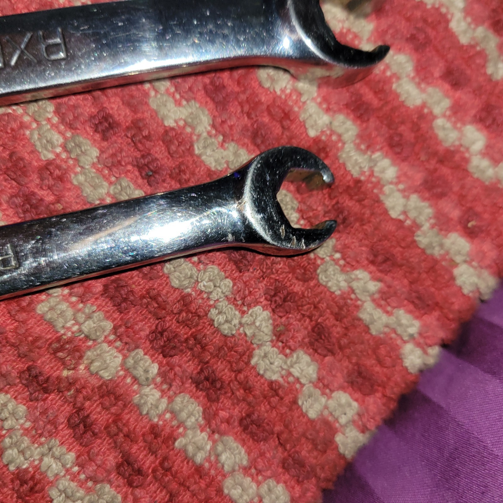 Lot (4) Snap-on Tools Tubing Wrenches 3/8* 7/16* 1/2* 9/16* 5/8* 11/16* 3/4 NICE