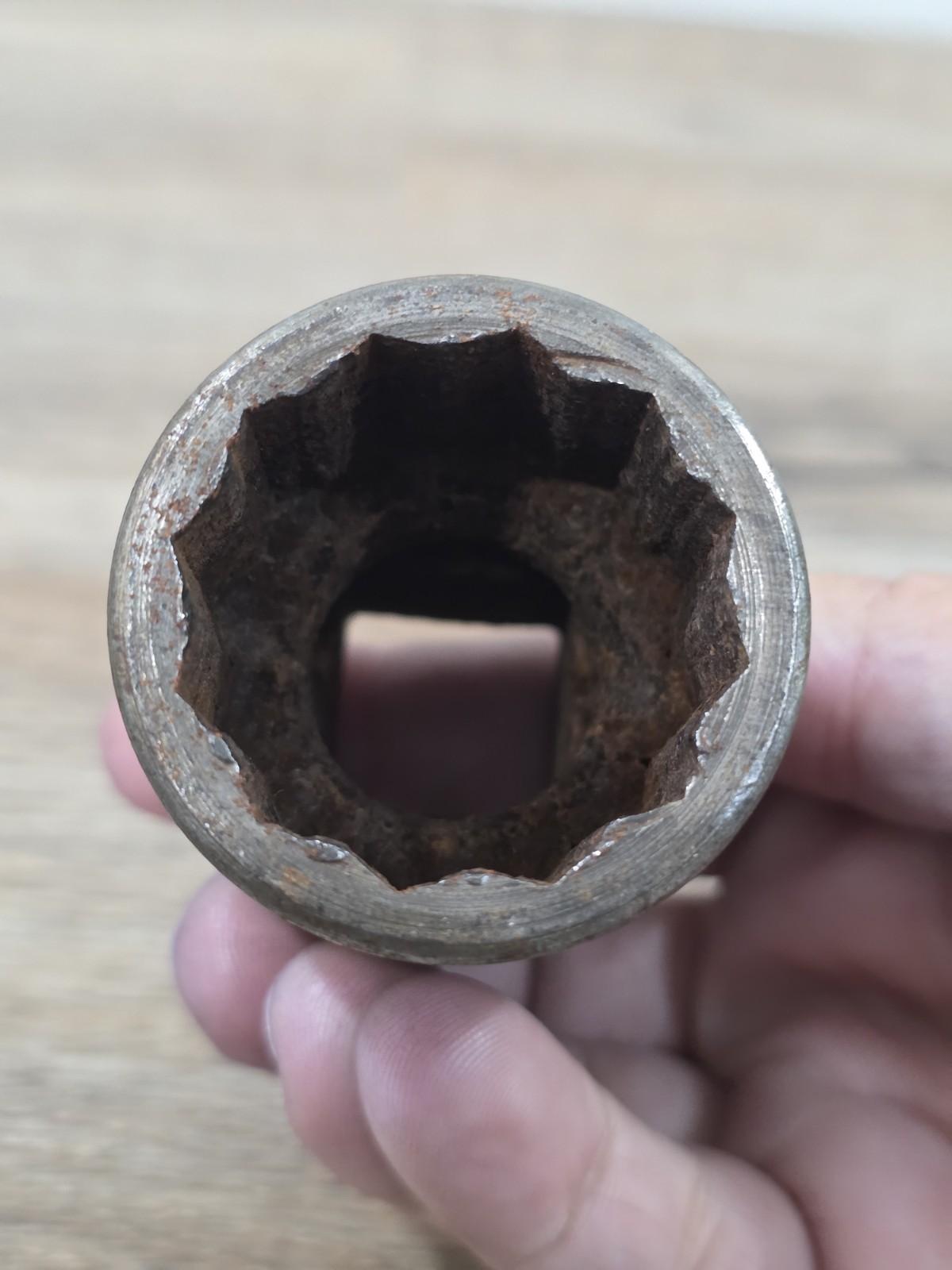 Snap-on 1-3/16″ Socket 3/4″ Drive 12 Point Shallow LDH-382 USA Made Tool