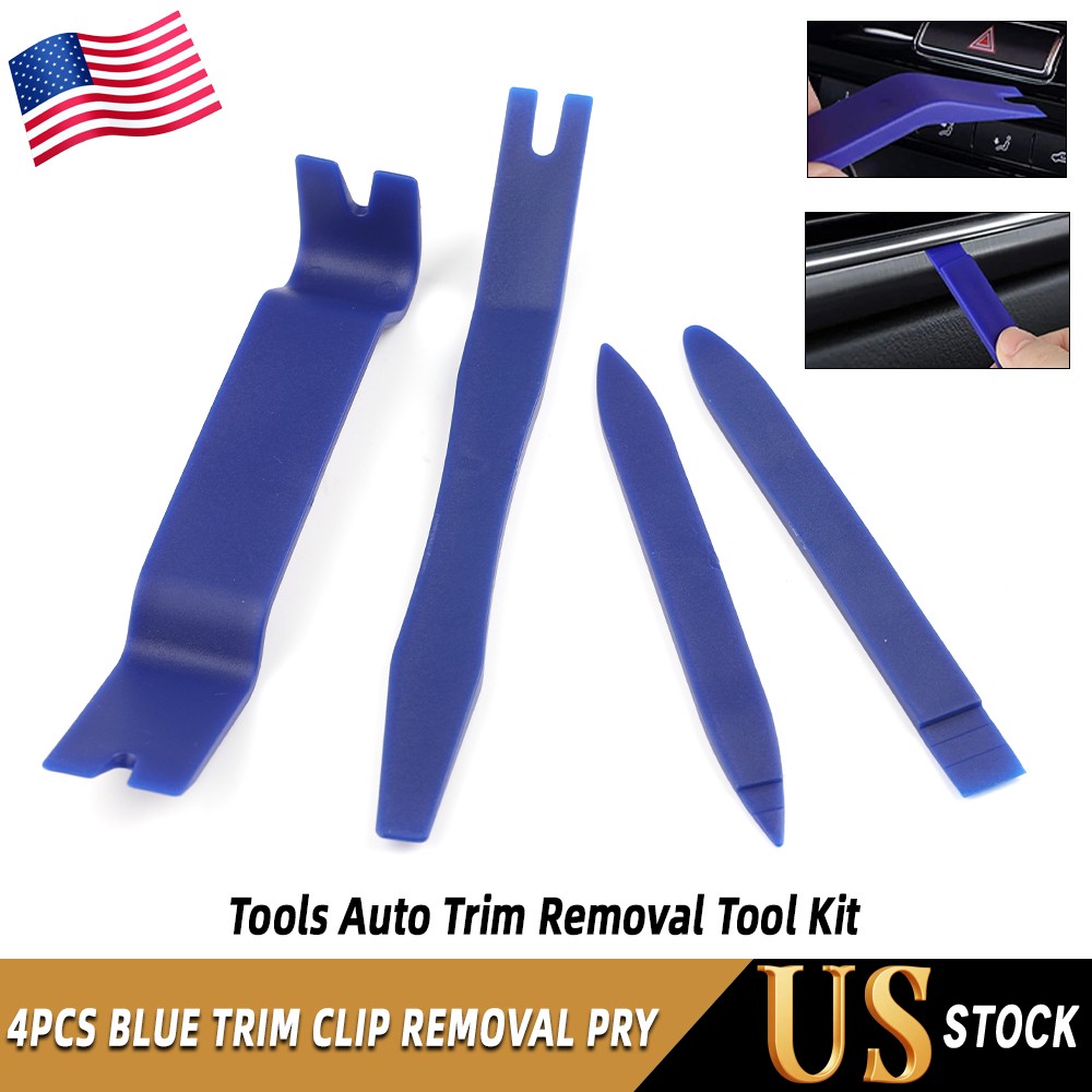 4PC Removal Trim Tool Set Dashboard Door Panel Plastic Car Audio Dash Pry Kit US
