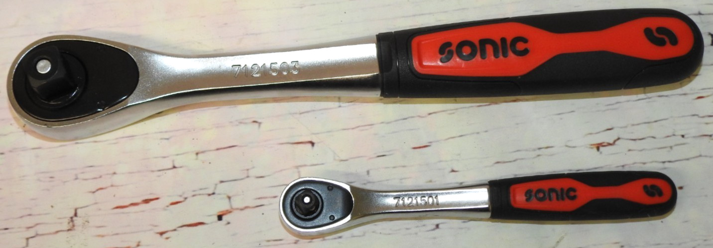 Sonic 309402 95 piece metric combination 1/4″ and 1/2″ Ratchet and socket set